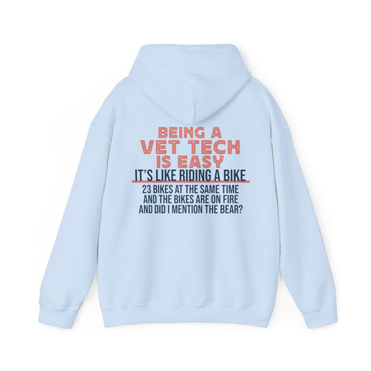 Being a Vet Tech Hooded Sweatshirt